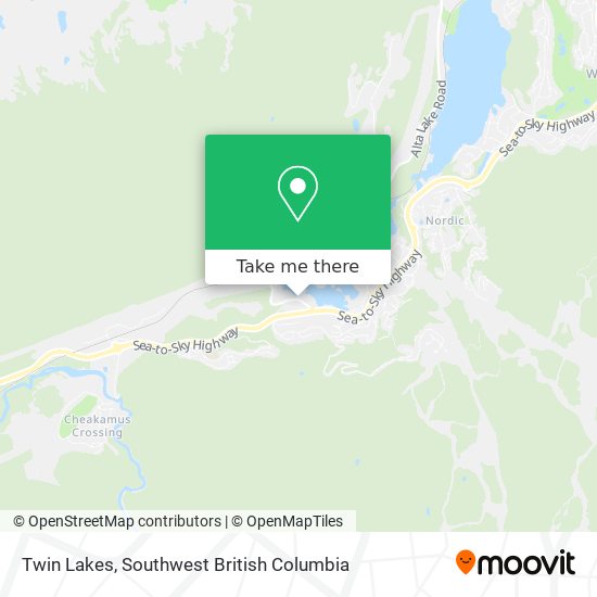 Twin Lakes map