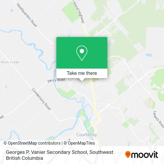 Georges P. Vanier Secondary School plan