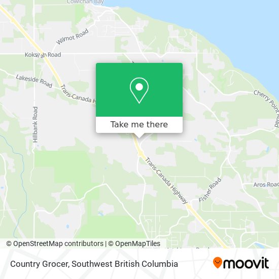 Country Grocer map