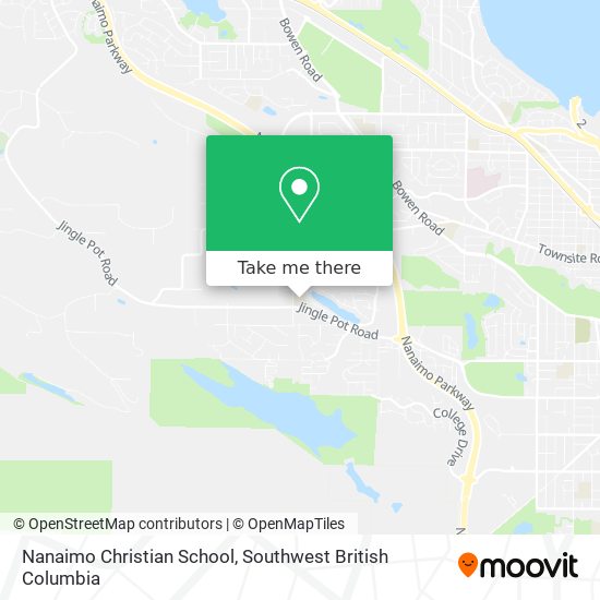 Nanaimo Christian School map