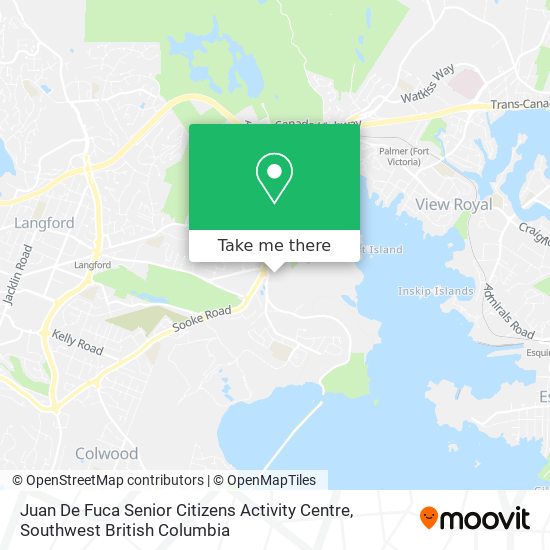 Juan De Fuca Senior Citizens Activity Centre map