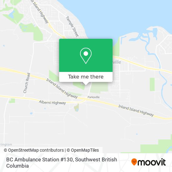 BC Ambulance Station #130 map