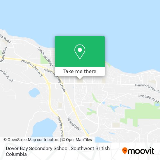 Dover Bay Secondary School map