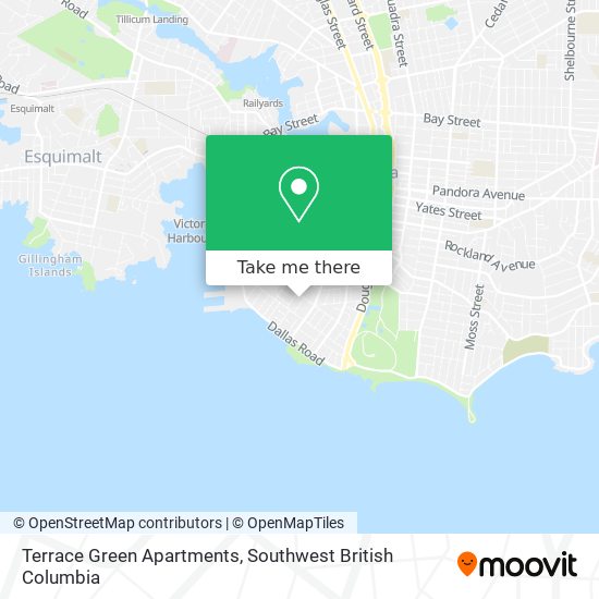 Terrace Green Apartments map