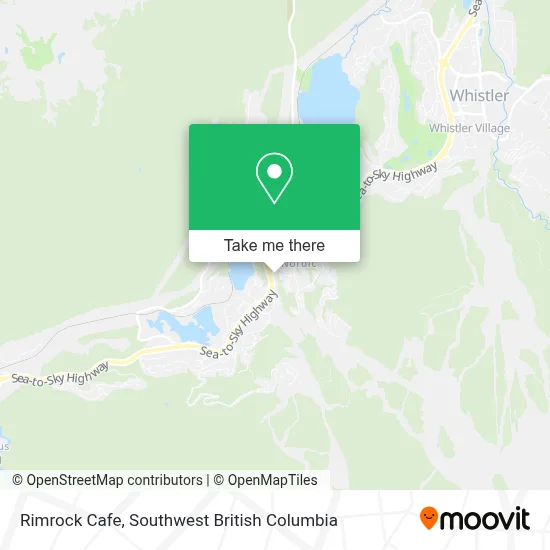 Rimrock Cafe map