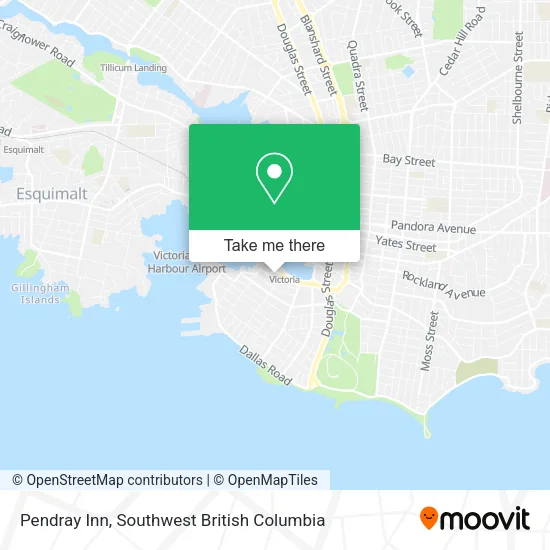 Pendray Inn map