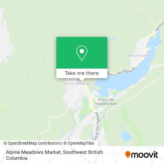 Alpine Meadows Market map