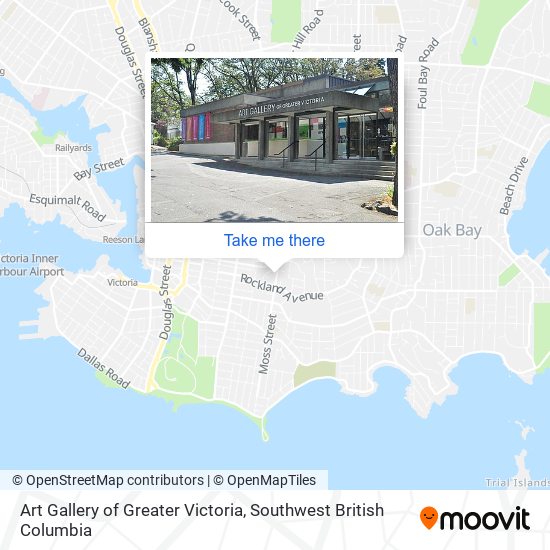 Art Gallery of Greater Victoria map