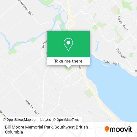 Bill Moore Memorial Park map