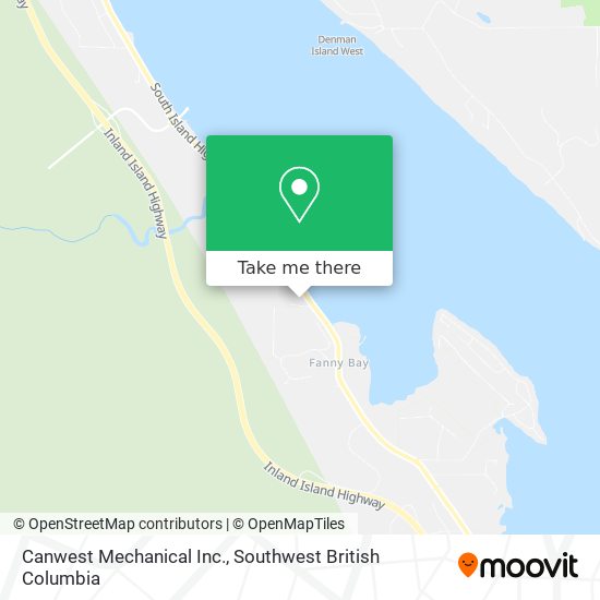 Canwest Mechanical Inc. map