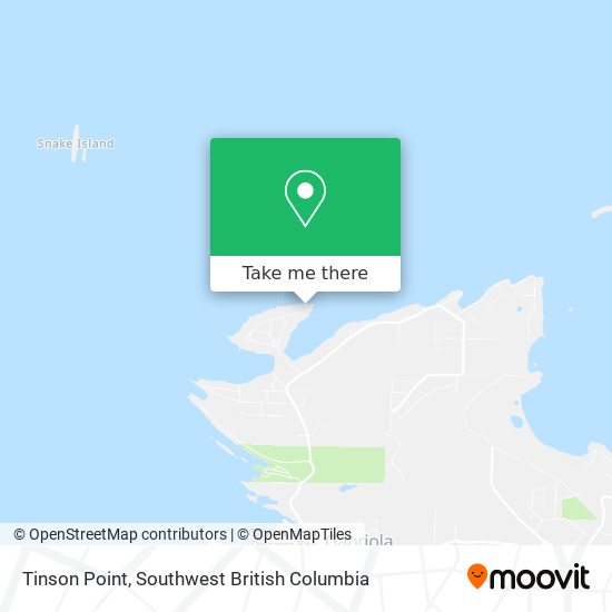 Tinson Point map