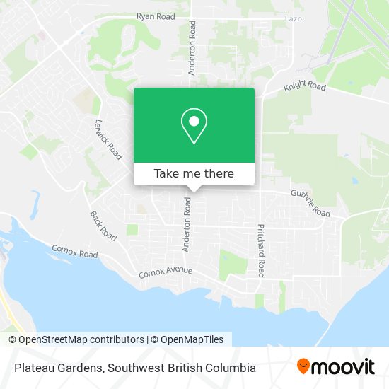 Plateau Gardens map
