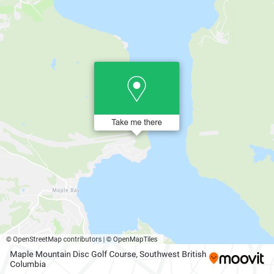 Maple Mountain Disc Golf Course plan