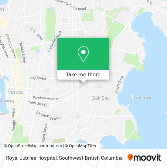 Royal Jubilee Hospital map