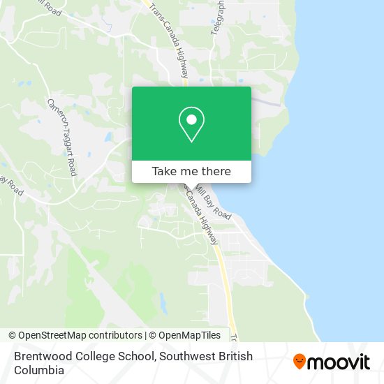 Brentwood College School map