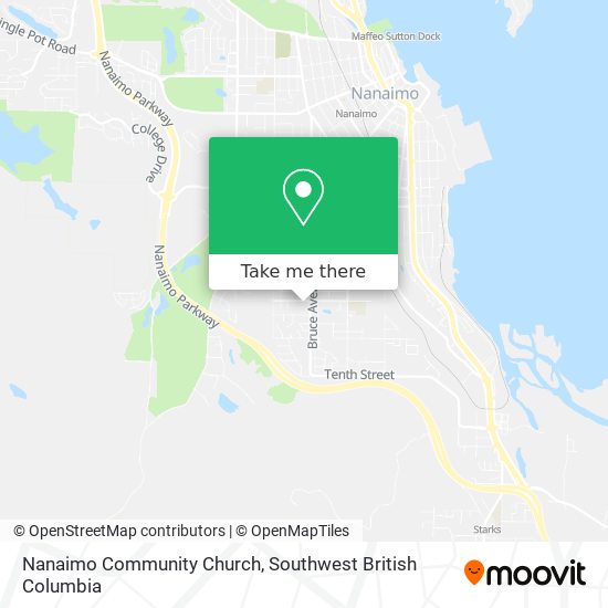 Nanaimo Community Church map