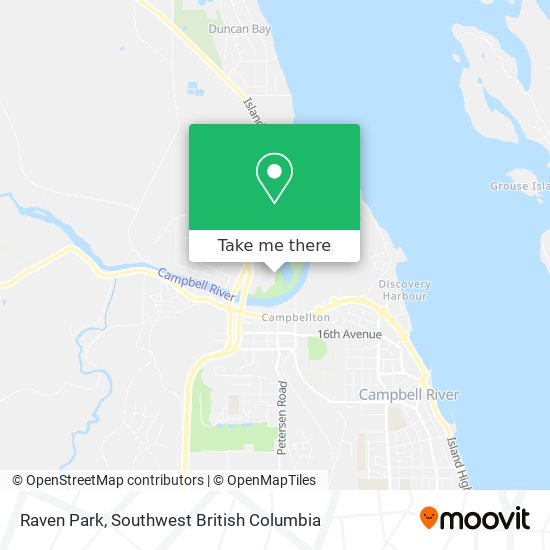 Raven Park map
