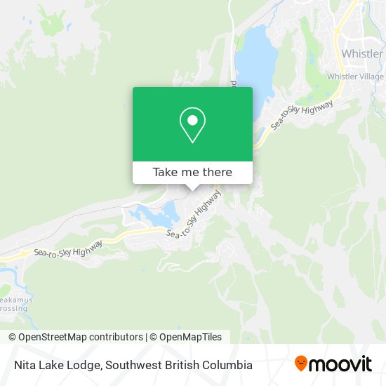Nita Lake Lodge map