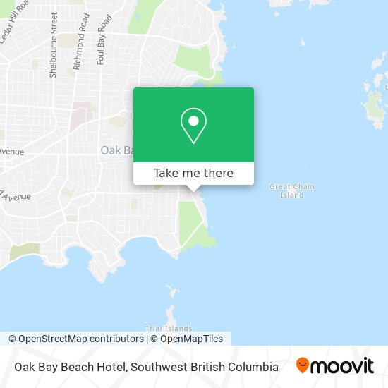 Oak Bay Beach Hotel plan