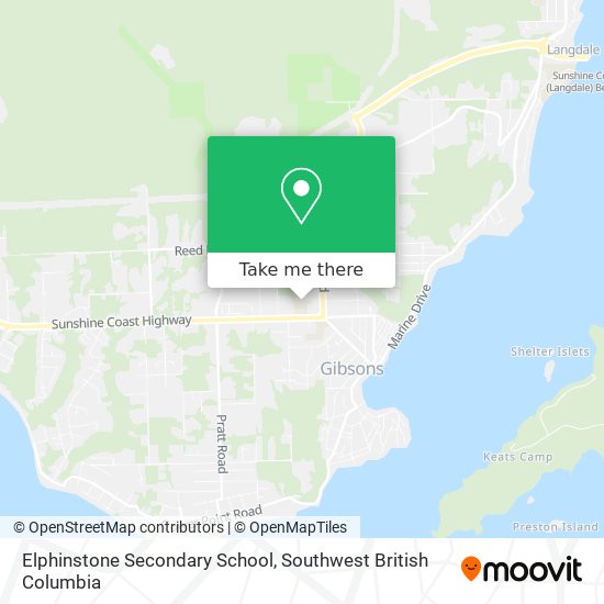 Elphinstone Secondary School map