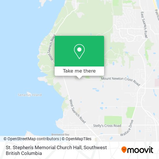 St. Stephen's Memorial Church Hall map