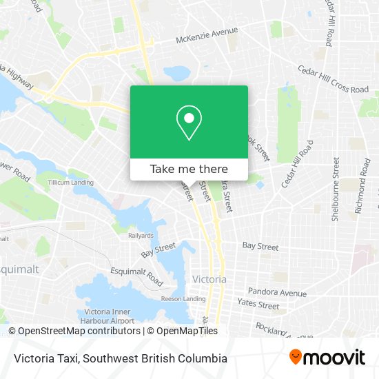 Victoria Taxi map