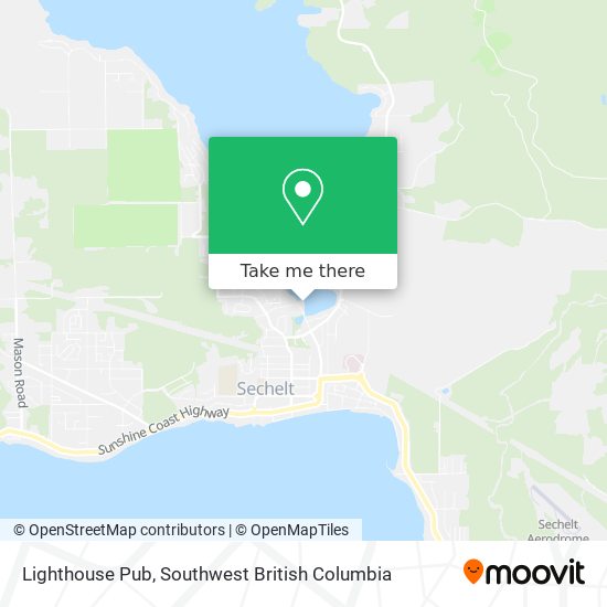 Lighthouse Pub map