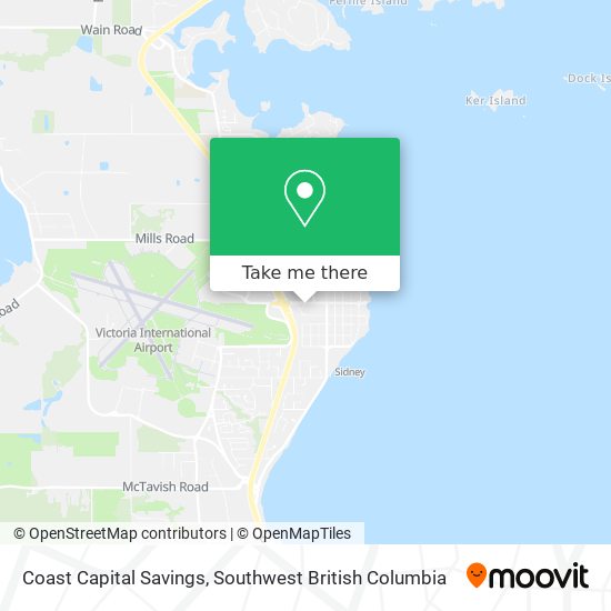 Coast Capital Savings map