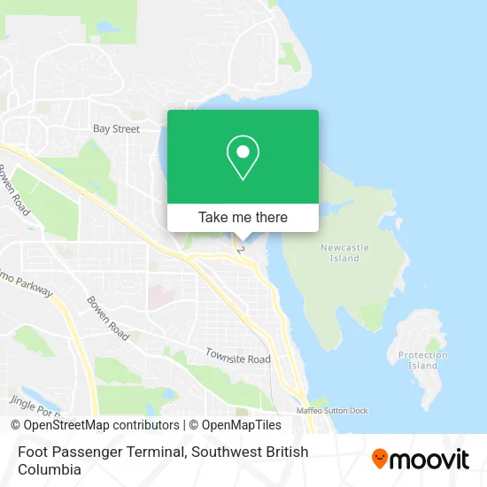 Foot Passenger Terminal map