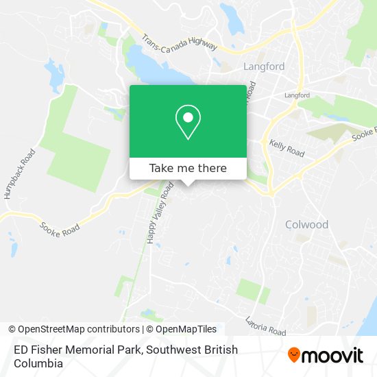 ED Fisher Memorial Park map