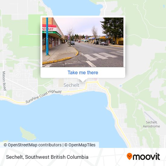 Sechelt map