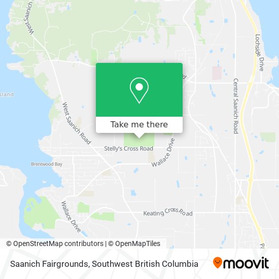 Saanich Fairgrounds map