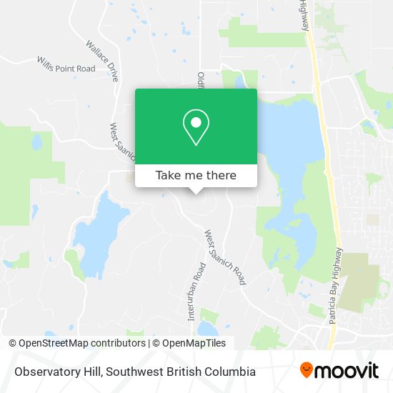 Observatory Hill map