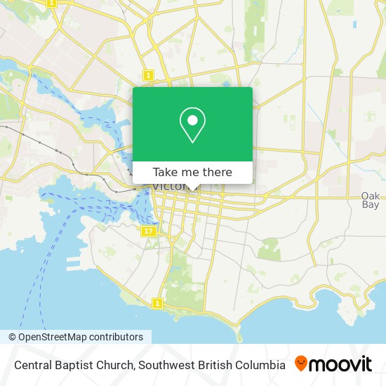 Central Baptist Church map