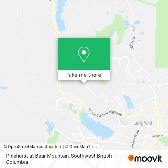 Pinehurst at Bear Mountain map