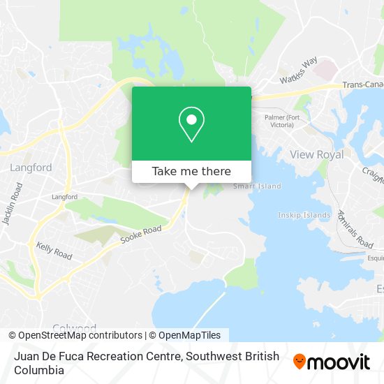 Juan De Fuca Recreation Centre map