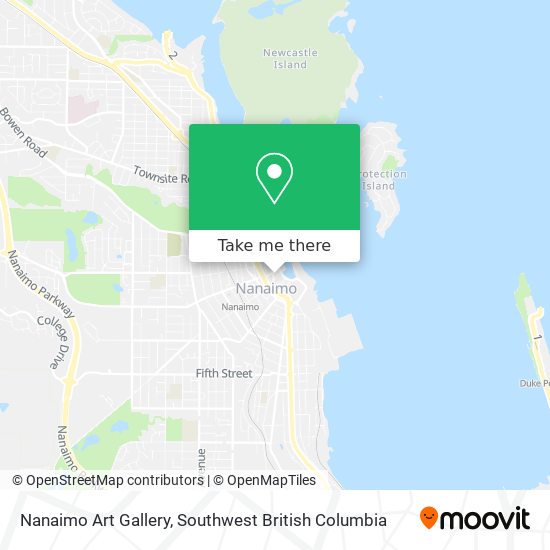Nanaimo Art Gallery map