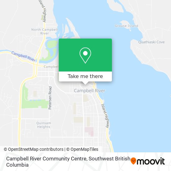 Campbell River Community Centre map