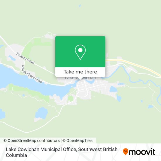 Lake Cowichan Municipal Office map