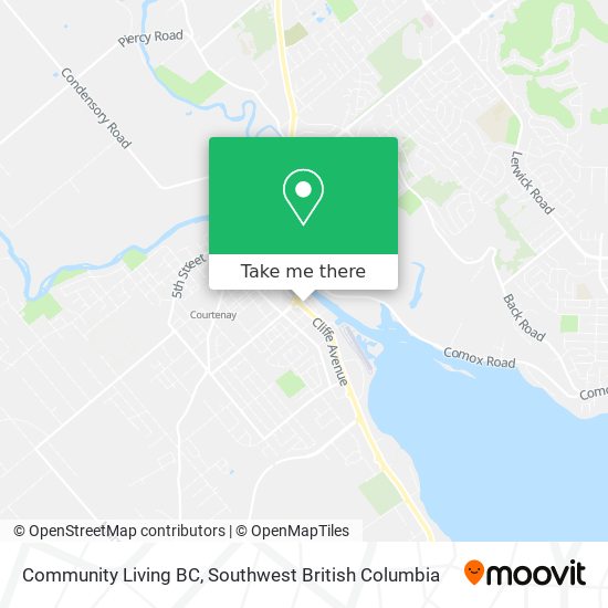 Community Living BC map