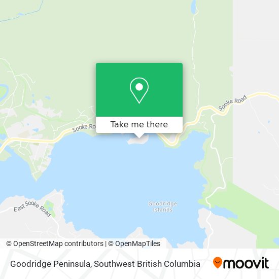 Goodridge Peninsula map