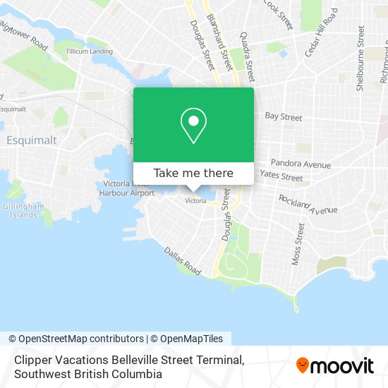 Clipper Vacations Belleville Street Terminal plan