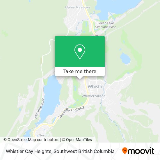 Whistler Cay Heights map