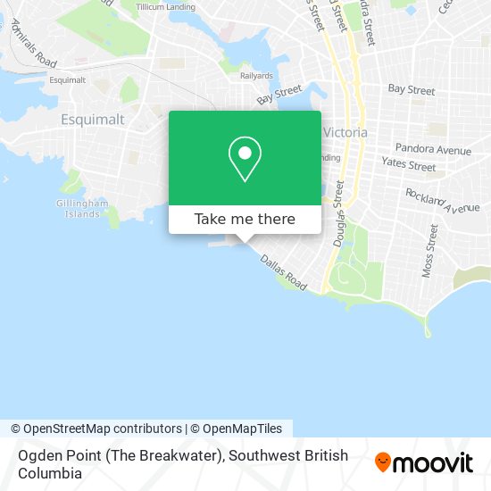 Ogden Point (The Breakwater) map