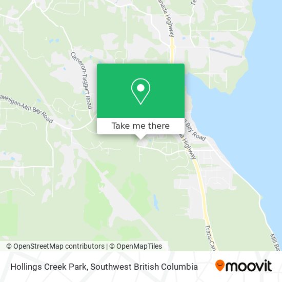 Hollings Creek Park map