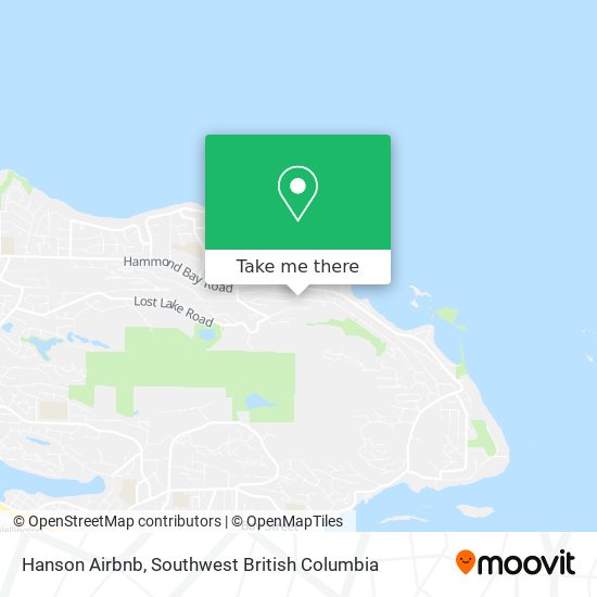 Hanson Airbnb map