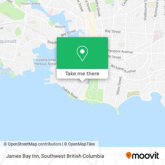 James Bay Inn map