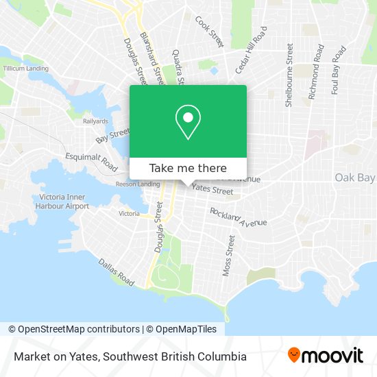 Market on Yates map