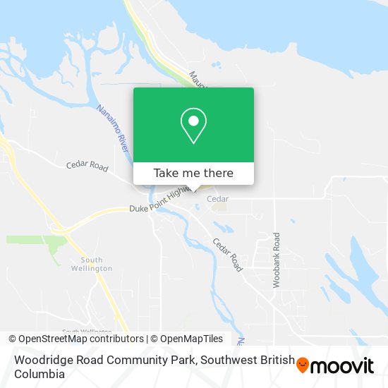 Woodridge Road Community Park map