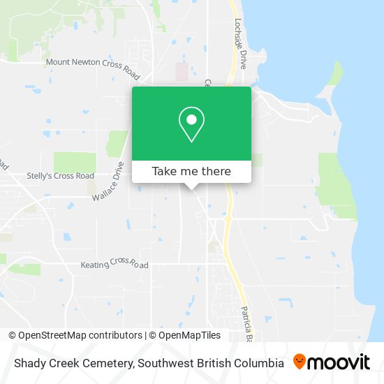 Shady Creek Cemetery plan
